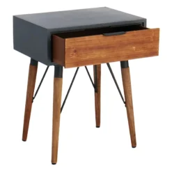 1-Drawer Wood & Metal Table 9 1-Drawer Wood & Metal Table -Hot Sale Furniture Shop 1 drawer wood metal table 4