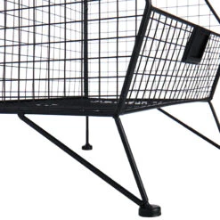 3-Tier Black Metal Mesh Shelf 7 3-Tier Black Metal Mesh Shelf -Hot Sale Furniture Shop 3 tier black metal mesh shelf 3