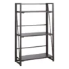 3-Tier Vienna Folding Bookshelf, Grey
