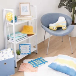 3-Tier Vienna Folding Bookshelf, White -Hot Sale Furniture Shop 3 tier vienna folding bookshelf white 2