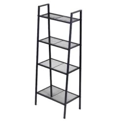 4-Tier Metal Rack, Grey