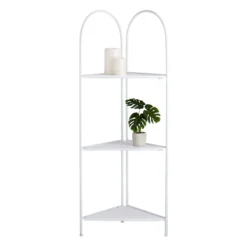 Alice Folding Corner Shelf, White -Hot Sale Furniture Shop alice folding corner shelf white 2