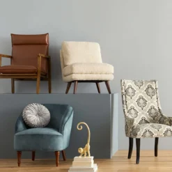 Aubrey Taupe Accent Chair -Hot Sale Furniture Shop aubrey taupe accent chair 4