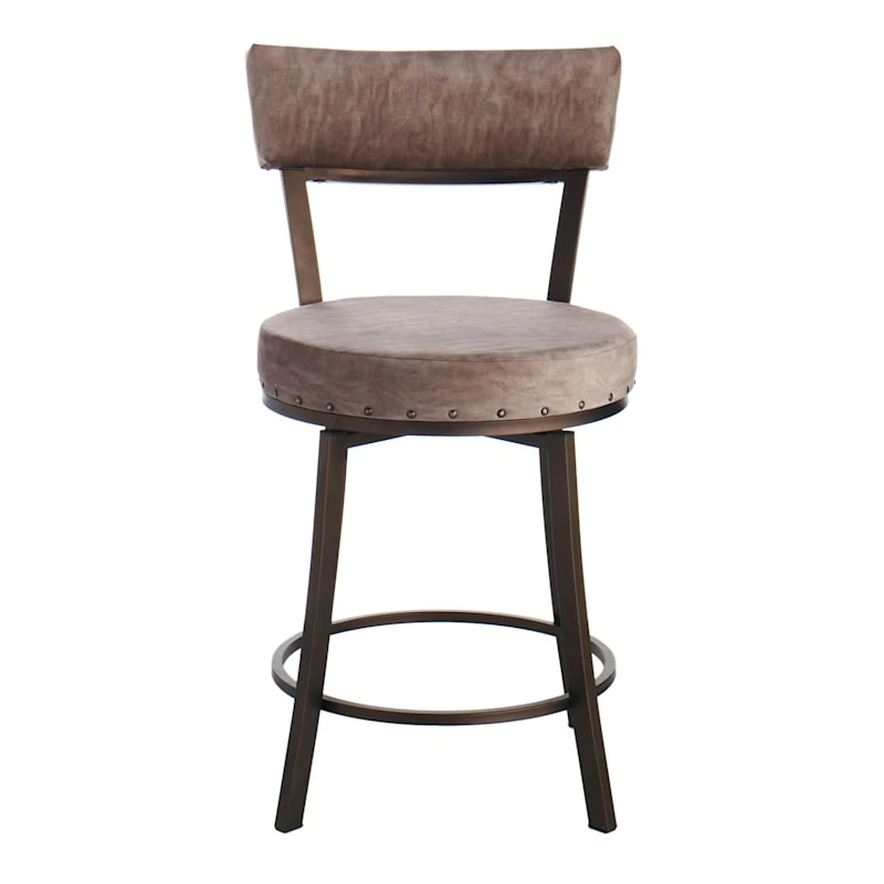 Austin Swivel Counter Stool, 24" 2 Austin Swivel Counter Stool, 24" - Image 2