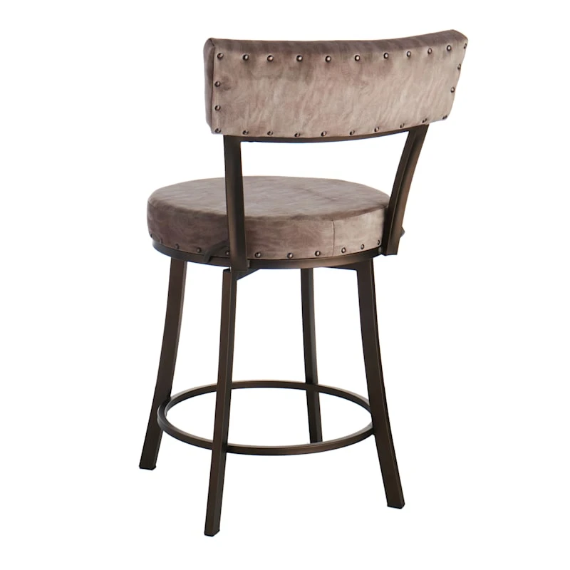 Austin Swivel Counter Stool, 24" 3 Austin Swivel Counter Stool, 24" - Image 3