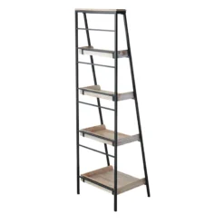 Black Metal Folding Rack With Wood Tray Layer -Hot Sale Furniture Shop black metal folding rack with wood tray layer 2