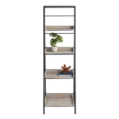 Black Metal Folding Rack With Wood Tray Layer -Hot Sale Furniture Shop black metal folding rack with wood tray layer 5