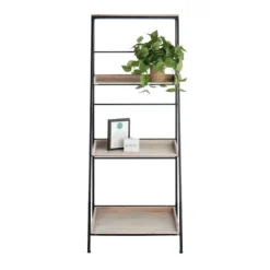 Black Metal Folding Rack With Wood Tray Shelves -Hot Sale Furniture Shop black metal folding rack with wood tray shelves 5