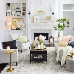 Calvin Gold Metal Accent Table, 22" 5 Calvin Gold Metal Accent Table, 22" -Hot Sale Furniture Shop calvin gold metal accent table 22 2