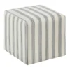 Cottage Thin Striped Ottoman