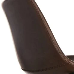 Crosby St Drake Espresso Brown Faux Leather Barstool -Hot Sale Furniture Shop crosby st drake espresso brown faux leather barstool 4