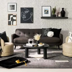 Crosby St Hadley Tufted Back Sofa, Charcoal Grey 10 Crosby St Hadley Tufted Back Sofa, Charcoal Grey -Hot Sale Furniture Shop crosby st hadley tufted back sofa charcoal grey 3