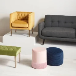 Crosby St Hadley Tufted Back Sofa, Charcoal Grey 11 Crosby St Hadley Tufted Back Sofa, Charcoal Grey -Hot Sale Furniture Shop crosby st hadley tufted back sofa charcoal grey 4