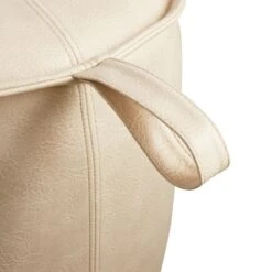 Crosby St Rowan Cream Faux Leather Ottoman 9 Crosby St Rowan Cream Faux Leather Ottoman -Hot Sale Furniture Shop crosby st rowan cream faux leather ottoman 2