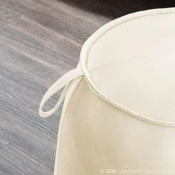 Crosby St Rowan Cream Faux Leather Ottoman 12 Crosby St Rowan Cream Faux Leather Ottoman -Hot Sale Furniture Shop crosby st rowan cream faux leather ottoman 5