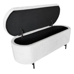 Crosby St Roxie Storage Bench, White 10 Crosby St Roxie Storage Bench, White -Hot Sale Furniture Shop crosby st roxie storage bench white 4