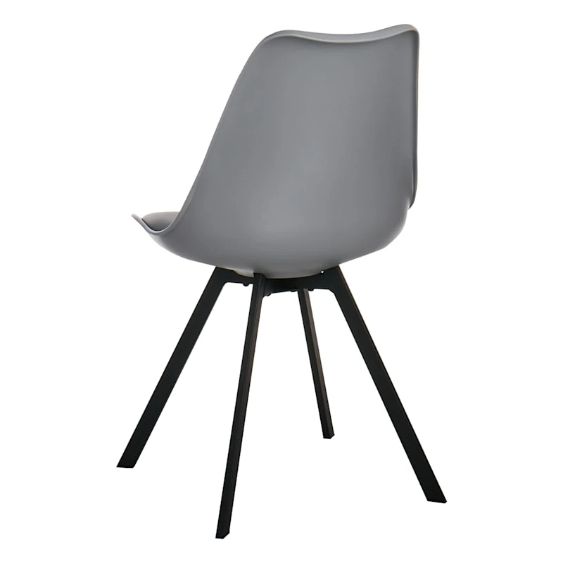 Crosby St Sally Dining Chair, Grey 2 Crosby St Sally Dining Chair, Grey - Image 2