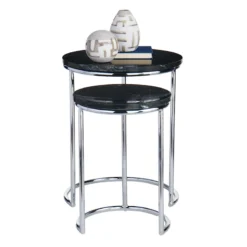 Crosby St Set Of 2 Essex Black Marble Nesting Tables 6 Crosby St Set Of 2 Essex Black Marble Nesting Tables -Hot Sale Furniture Shop crosby st set of 2 essex black marble nesting tables 2