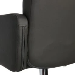 Crosby St Stout Adjustable Faux Leather Barstool, Grey -Hot Sale Furniture Shop crosby st stout adjustable faux leather barstool grey 4