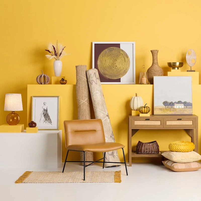 Crosby St Zoey Faux Leather Accent Chair, Camel 6 Crosby St Zoey Faux Leather Accent Chair, Camel - Image 6