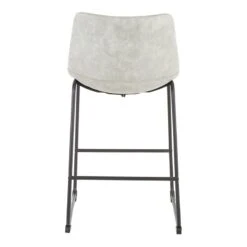 Drake Modern Industrial Faux Leather Counter Stool, Light Grey 9 Drake Modern Industrial Faux Leather Counter Stool, Light Grey -Hot Sale Furniture Shop drake modern industrial faux leather counter stool light grey 4