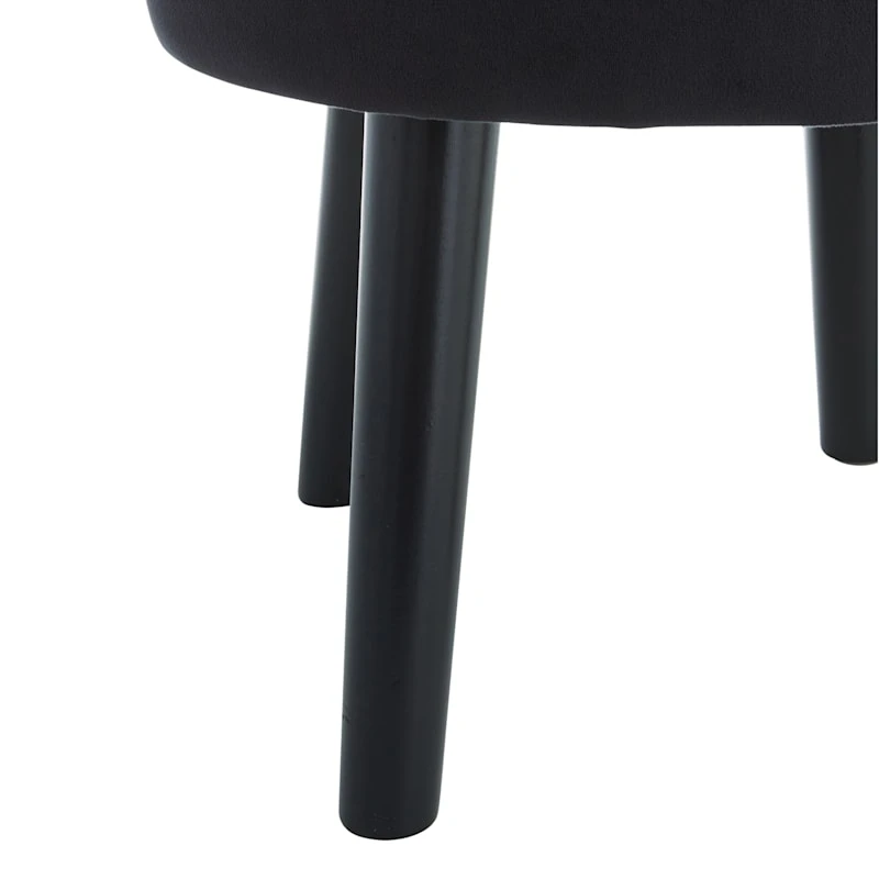 Emmy Ottoman, Black Velvet 3 Emmy Ottoman, Black Velvet - Image 3