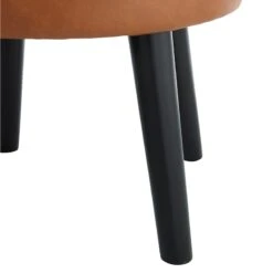 Emmy Ottoman Faux Leather, Cognac -Hot Sale Furniture Shop emmy ottoman faux leather cognac 2