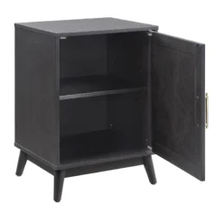 Ezra Dark Brown Cabinet With Gold Handle -Hot Sale Furniture Shop ezra dark brown cabinet with gold handle 3