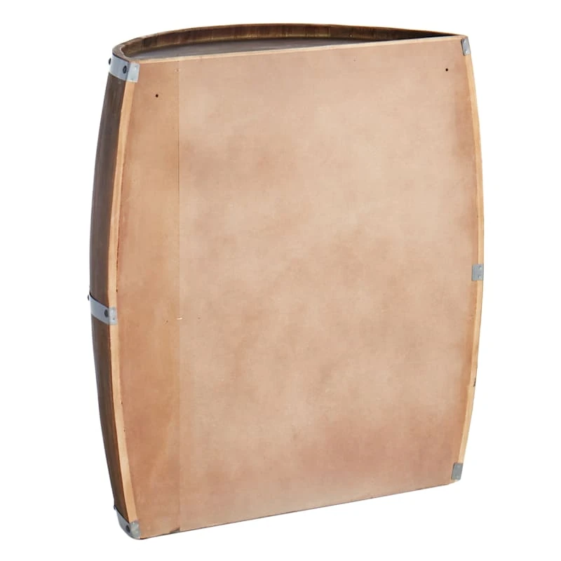 Faux Wine Barrel 2 Tier Display Shelf 6 Faux Wine Barrel 2 Tier Display Shelf - Image 6