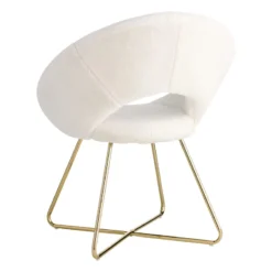 Hot Sale Furniture Shop -Hot Sale Furniture Shop felicity faux fur accent chair cream 1