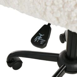 Found & Fable Aubrey Office Chair, White Sherpa -Hot Sale Furniture Shop found fable aubrey office chair white sherpa 4