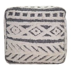 Found & Fable Kai Diamond Tufted Pouf, 16" -Hot Sale Furniture Shop found fable kai diamond tufted pouf 16 4