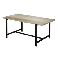 Found & Fable Loggy Wood & Metal Dining Table, 71" -Hot Sale Furniture Shop found fable loggy wood metal dining table 71 2