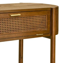 Found & Fable Reston Round Corner Wooden Console Table 11 Found & Fable Reston Round Corner Wooden Console Table -Hot Sale Furniture Shop found fable reston round corner wooden console table 3