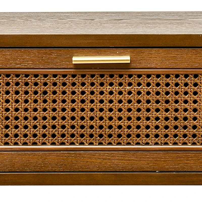 Found & Fable Reston Round Corner Wooden Console Table 5 Found & Fable Reston Round Corner Wooden Console Table - Image 5