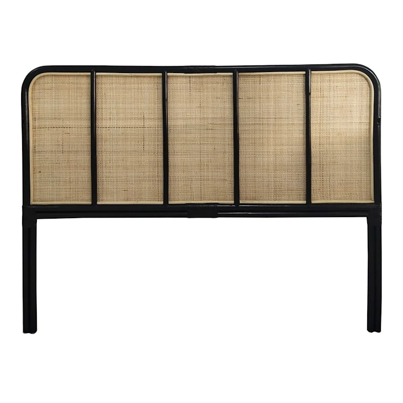 Found & Fable Zola Rattan Headboard, Queen 2 Found & Fable Zola Rattan Headboard, Queen - Image 2