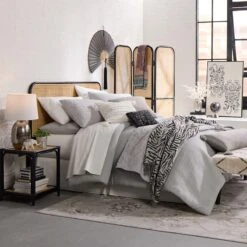 Found & Fable Zola Rattan Headboard, Queen 5 Found & Fable Zola Rattan Headboard, Queen -Hot Sale Furniture Shop found fable zola rattan headboard queen 2