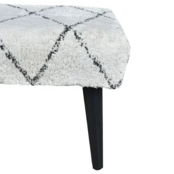 Found & Fable Zuri Cream & Black Tufted Bench 15 Found & Fable Zuri Cream & Black Tufted Bench -Hot Sale Furniture Shop found fable zuri cream black tufted bench 4