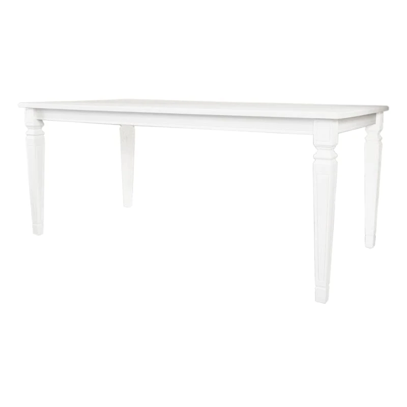 Grace Mitchell Cortana White Wooden Dining Table 1 Grace Mitchell Cortana White Wooden Dining Table