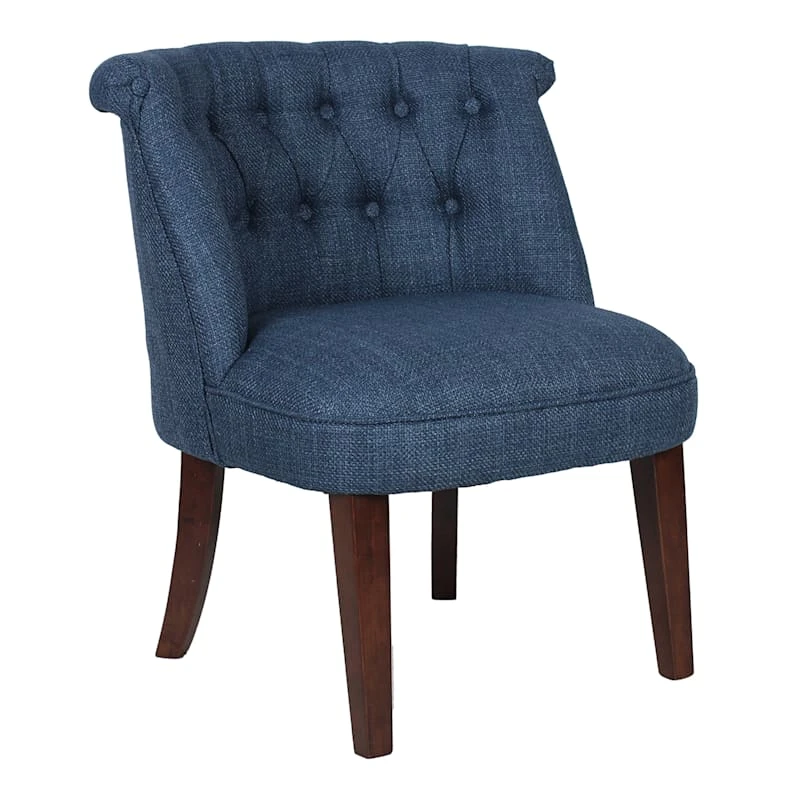 Grace Mitchell Roxanne Accent Chair, Blue 2 Grace Mitchell Roxanne Accent Chair, Blue - Image 2