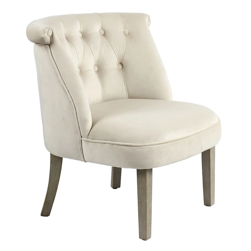 Grace Mitchell Roxanne Accent Chair, Ivory 1 Grace Mitchell Roxanne Accent Chair, Ivory