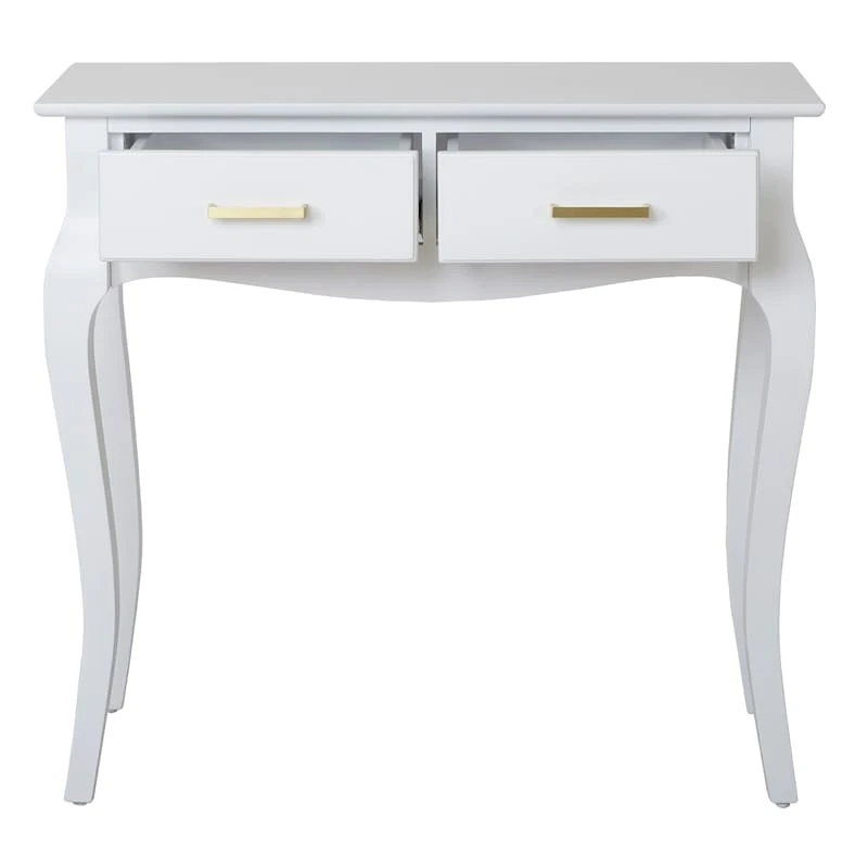 Grace Mitchell Scarlett 2-Drawer Console Table, White 3 Grace Mitchell Scarlett 2-Drawer Console Table, White - Image 3