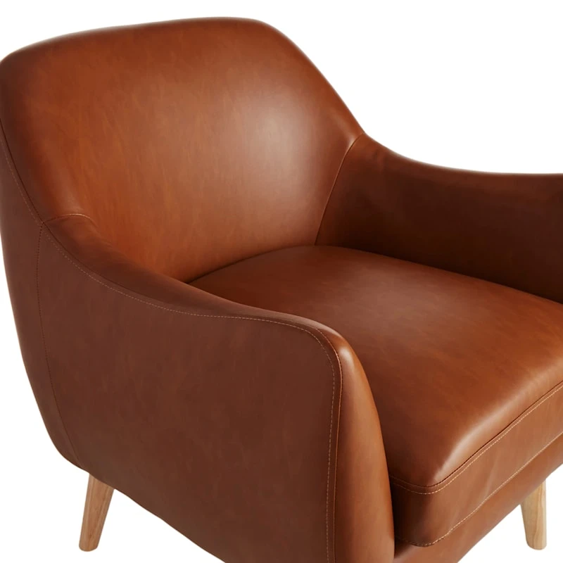 Honeybloom Braxton Faux Leather Chair 5 Honeybloom Braxton Faux Leather Chair - Image 5