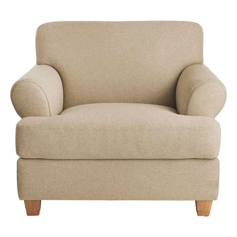 Honeybloom Brooke Armchair, Tan 3 Honeybloom Brooke Armchair, Tan - Image 3