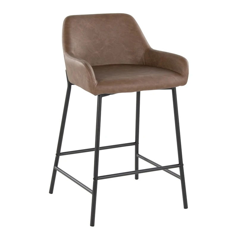 Honeybloom Destin Counter Stool, Brown 1 Honeybloom Destin Counter Stool, Brown