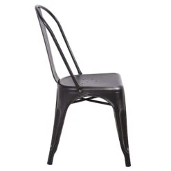 Honeybloom Idris Black Metal Dining Chair 10 Honeybloom Idris Black Metal Dining Chair -Hot Sale Furniture Shop honeybloom idris black metal dining chair 2