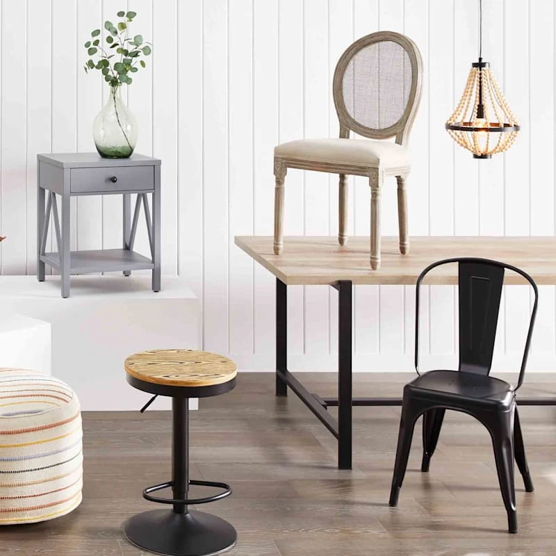 Honeybloom Idris Black Metal Dining Chair 7 Honeybloom Idris Black Metal Dining Chair - Image 7