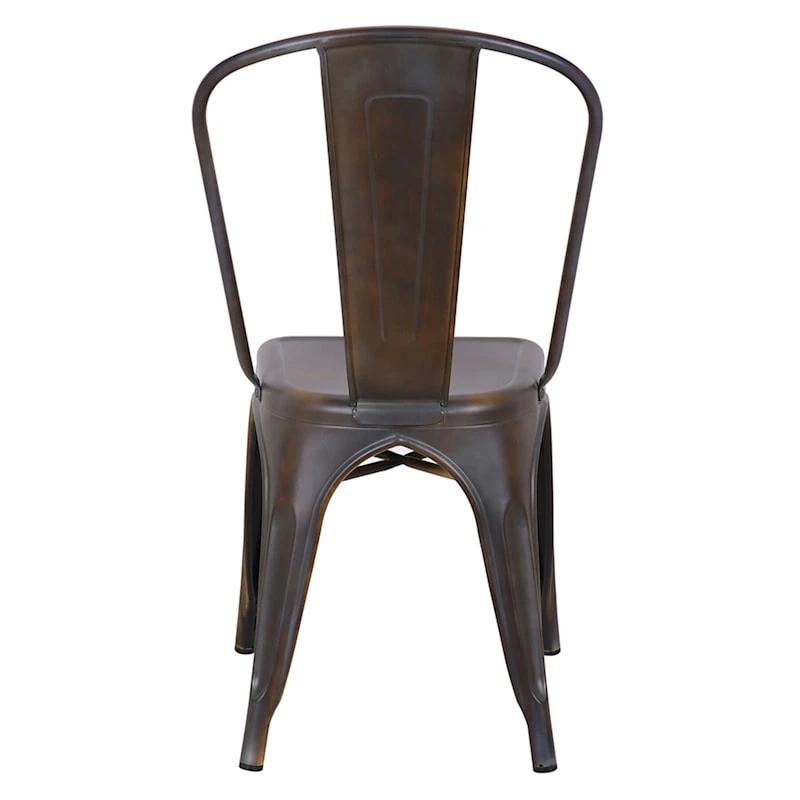 Honeybloom Idris Bronze Metal Dining Chair 5 Honeybloom Idris Bronze Metal Dining Chair - Image 5