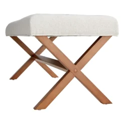 Honeybloom Jordan Chenille Bench, Ivory 7 Honeybloom Jordan Chenille Bench, Ivory -Hot Sale Furniture Shop honeybloom jordan chenille bench ivory 2