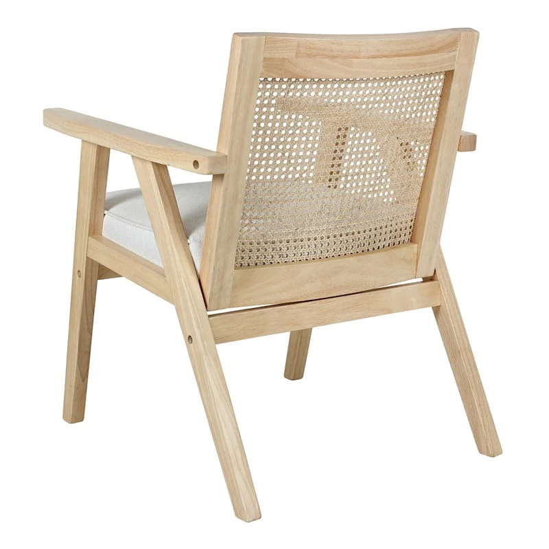 Honeybloom Kanon White Oak Accent Chair 3 Honeybloom Kanon White Oak Accent Chair - Image 3